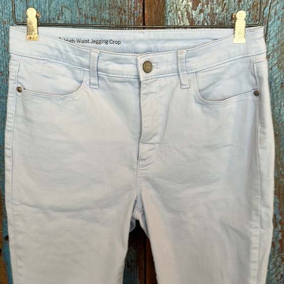 Talbots Light Blue High Waist Bermuda Shorts - Picture 2 of 4